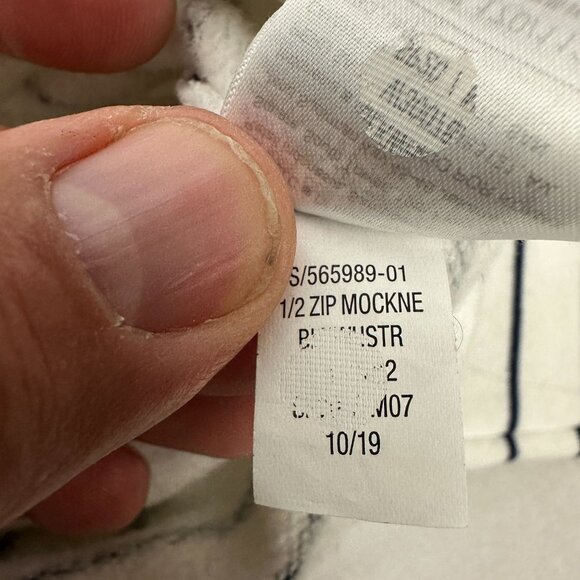 Old Navy Womens  Size XL Striped Half-Zip Pullover With Drawstring Hem - Picture 7 of 7